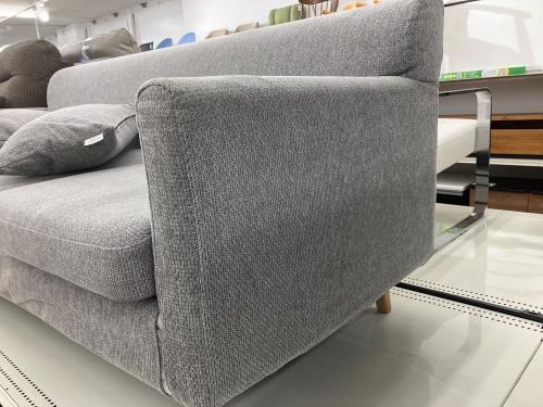 FLANNEL SOFA (フランネルソファ) 3人掛けソファー グレー×ナチュラル 68 ファブリック NOOK