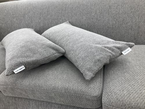 FLANNEL SOFA (フランネルソファ) 3人掛けソファー グレー×ナチュラル 68 ファブリック NOOK