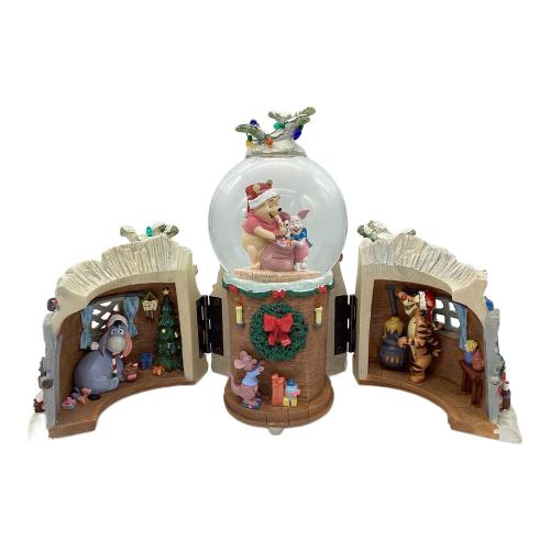 DISNEY (ディズニー) くまのプーさん クリスマススノードーム オルゴール付