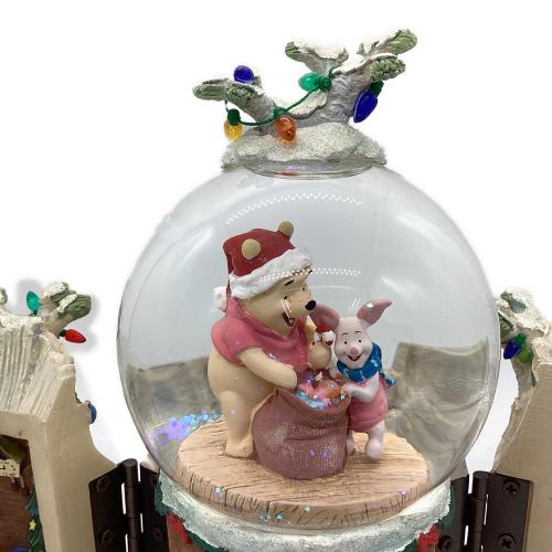 DISNEY (ディズニー) くまのプーさん クリスマススノードーム オルゴール付