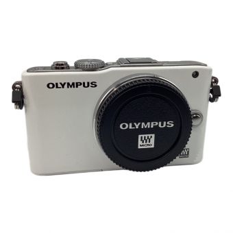 OLYMPUS (オリンパス) ダブルズームレンズキット レンズカバー1個欠品 本体：E-PL3/レンズ①：40-150ｍｍ 1:4-5.6R レンズ②：14-42ｍｍ 1:3.5-5.6ⅡR 専用電池 SDカード対応 BAUA25445