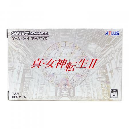 真・女神転生と真・女神転生II ゲームボーイアドバンス 真・女神転生II ソフトのみ ゲームボーイアドバンスソフト (新品電池