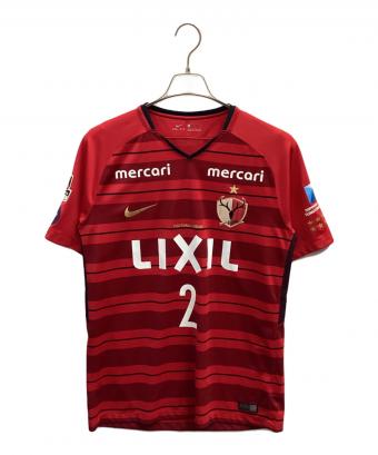 鹿島アントラーズ (カシマアントラーズ) サッカーユニフォーム レッド サイズ:Ｌ