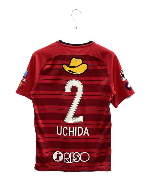 鹿島アントラーズ (カシマアントラーズ) サッカーユニフォーム レッド サイズ:Ｌ