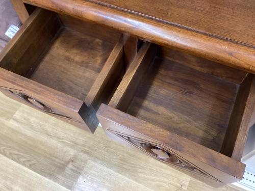 アンティーク調チェスト ブラウン