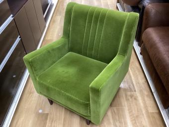 1人掛けソファー グリーン
