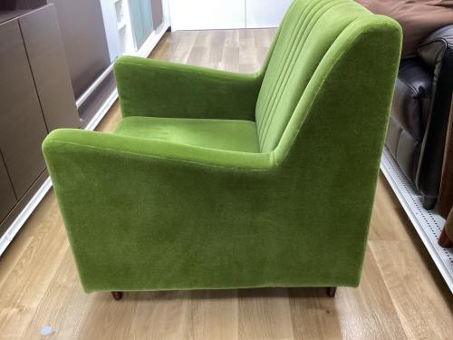 1人掛けソファー グリーン
