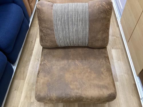 ソファー ブラウン 南国風 1人掛け