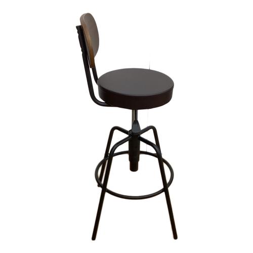 株式会社クローバー カウンターチェアー ブラック×ダークブラウン