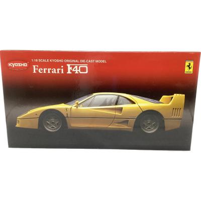 KYOSHO (キョウショウ) モデルカー 開封品 1/18スケールミニカー Ferrari F40 yellow HOTWHEELS 京商オリジナルダイキャストモデル 08411Y