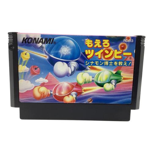 コナミ ファミコン用ソフト 起動確認済 @ もえろツインビー シナモン博士を救え！ -
