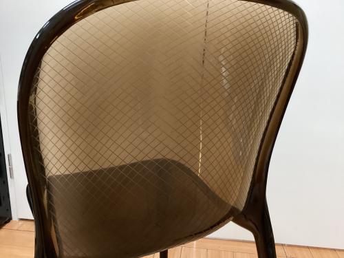 Kartell (カルテル) ダイニングチェアー ブラウン PATRICK JOUIN 1人掛け THALYA
