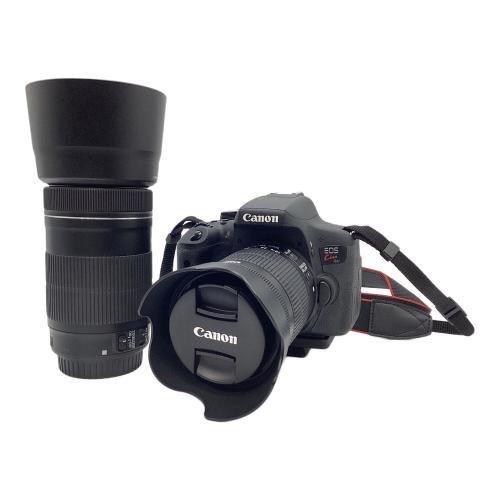 CANON (キヤノン) デジタル一眼レフカメラ レンズ①EF-S 18-55/3.5-5.6 ②EF-S55-250mm F4-5.6 IS STM EOS Kiss X8i 2470万画素 -