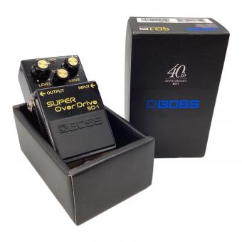 BOSS (ボス) オーバードライブ 40周年記念 箱付 ブラック SD-1-4A マレーシア製 動作確認済み