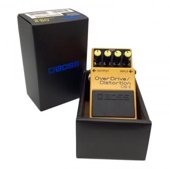 BOSS (ボス) オーバードライブ OVER DRIVE/DISTORTION イエロー 箱付 SN:I1J8752 OS-2 台湾製 動作確認済み