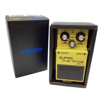 BOSS (ボス) オーバードライブ SUPER OVER DRIVE イエロー SN:F1P8327 SD-1 マレーシア製 動作確認済み