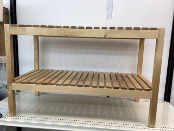 IKEA (イケア) ミニベンチ ナチュラル 廃盤モデル MOLGER