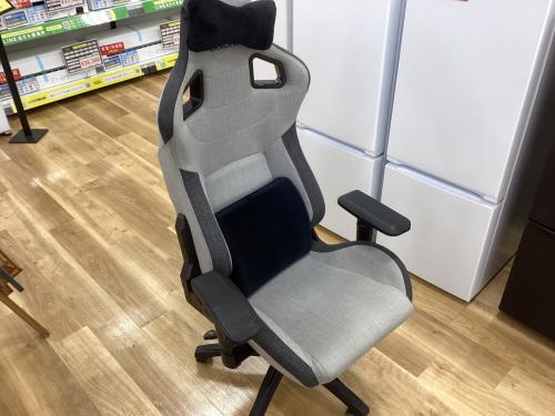 CORSAIR (コルセア) ゲーミングチェア グレー×ブラック 1人掛け T3 RUSH