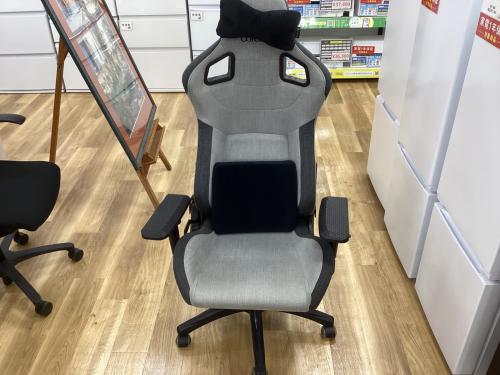 CORSAIR (コルセア) ゲーミングチェア グレー×ブラック 1人掛け T3 RUSH