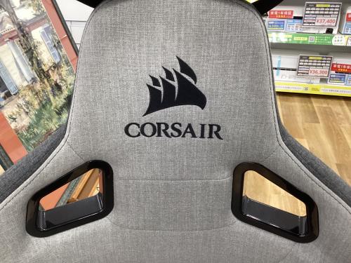 CORSAIR (コルセア) ゲーミングチェア グレー×ブラック 1人掛け T3 RUSH