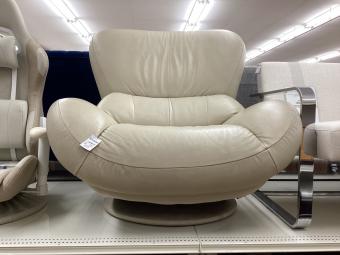 karimoku (カリモク) 回転ソファー ベージュ ZT3557HB 1人掛け