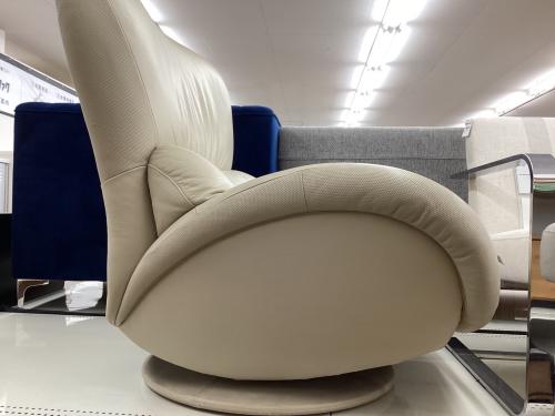 karimoku (カリモク) 回転ソファー ベージュ ZT3557HB 1人掛け