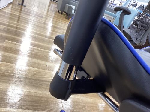 FAMREE ゲーミングチェア ブルー×ブラック 1人掛け