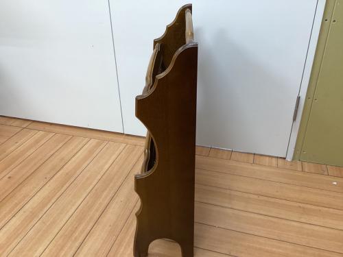 karimoku (カリモク) マガジンラック ブラウン 2段 コロニアル