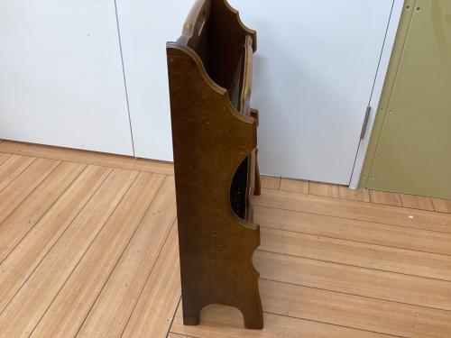 karimoku (カリモク) マガジンラック ブラウン 2段 コロニアル