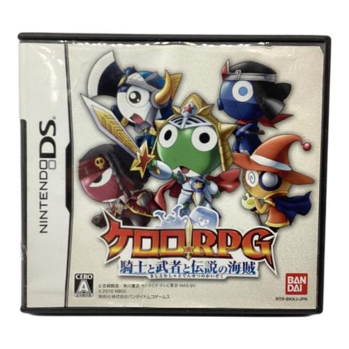 DS用ソフト ケース内用紙キズ有 ケロロRPG 騎士と武者と伝説の海賊 CERO A (全年齢対象)