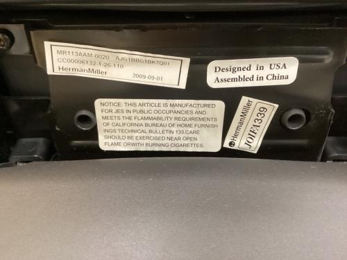 Herman Miller (ハーマンミラー) オフィスチェア ブラック ミラチェア 2009年 @ 1人掛け MR113AAM