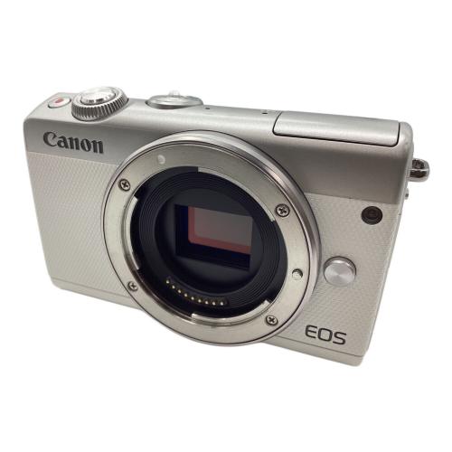 CANON (キヤノン) ダブルズームキット レンズ①EF-M15-45mm F3.5-6.3 IS STM レンズ②EF-M55-200mm F4.5-6.3 IS STM EOS M100 専用電池 621050008651