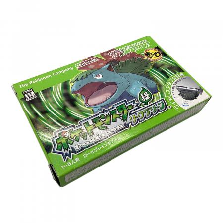 ゲームボーイアドバンス用ソフト ポケットモンスター リーフグリーン