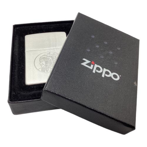 LUCKY STRIKE×LOOPWHEELER ZIPPO シルバー インディアン柄 箱付き