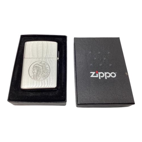 LUCKY STRIKE×LOOPWHEELER ZIPPO シルバー インディアン柄 箱付き