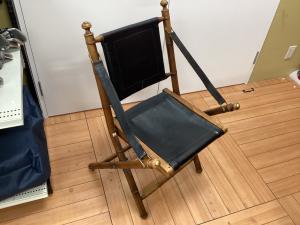 フォールディングチェア ブラウン×ブラック