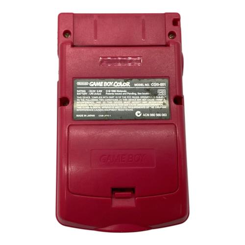 Nintendo (ニンテンドー) GAMEBOY COLOR 画面ヤケ有 CGB-001 動作確認済み -