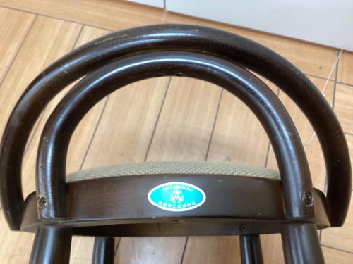 秋田木工 (アキタモッコウ) カウンターチェアー 1人掛け ブナ材