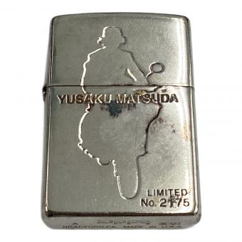 ZIPPO (ジッポ) オイルライター 2000年製 USA製 松田優作 No.2175 レザーカバー付