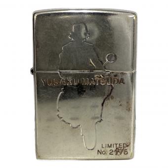 ZIPPO (ジッポ) オイルライター 2000年製 USA製 松田優作 No.2175 レザーカバー付