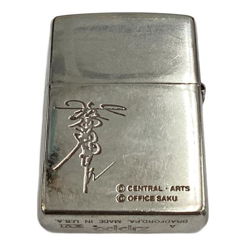 ZIPPO (ジッポ) オイルライター 2000年製 USA製 松田優作 No.2175 レザーカバー付