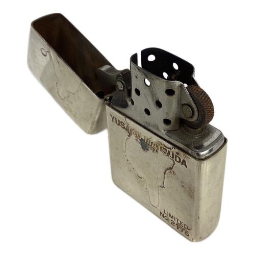 ZIPPO (ジッポ) オイルライター 2000年製 USA製 松田優作 No.2175 レザーカバー付