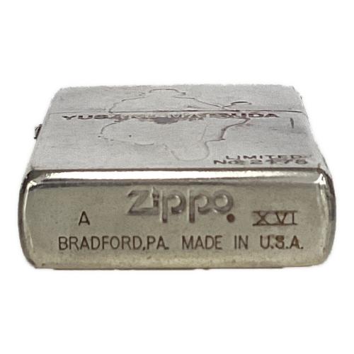 ZIPPO (ジッポ) オイルライター 2000年製 USA製 松田優作 No.2175 レザーカバー付