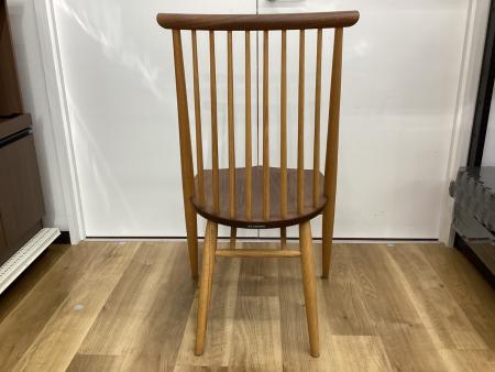 柏木工 (カシワモッコウ) アームレスチェアー ブラウン×ナチュラル 1人