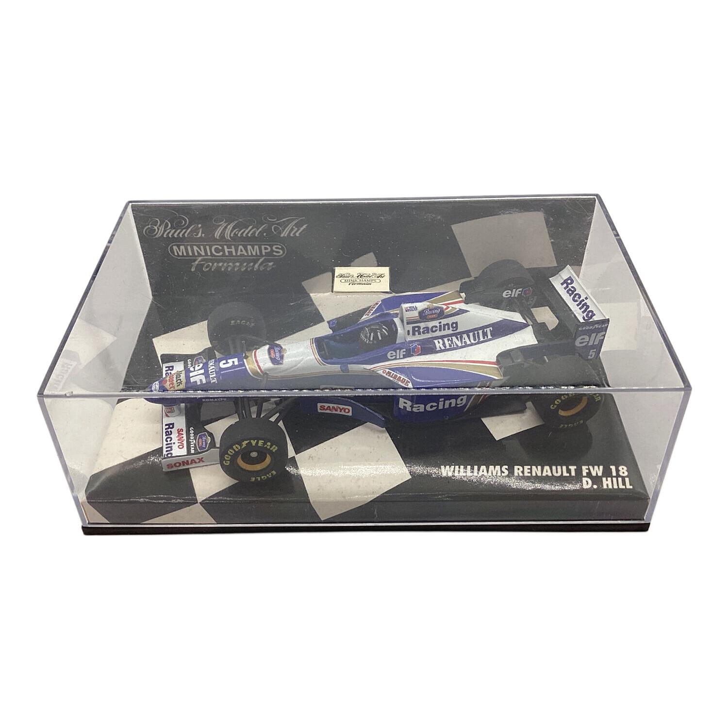 E-m-Y1/18 ウィリアムズ FW18 ロスマンズ D.ヒル E-m-Y1/18 ウィリアムズ FW18 ロスマンズ D.ヒル E-m-Y1/18