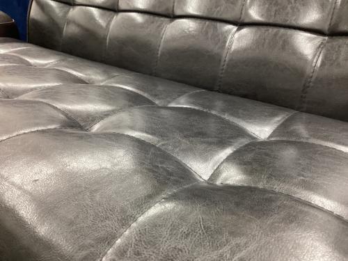 萩原 (ハギハラ) 2人掛けソファー ブラック×ナチュラル 2人掛け 2P-BK