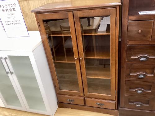 越後民芸 (エチゴミンゲイ) キャビネット 60 ブラウン