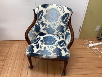 MARUNI (マルニ) ダイニングチェアー ホワイト×ブルー×ブラウン BRITANNIA