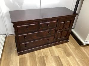 神居民芸 (カムイミンゲイ) サイドボード ブラウン