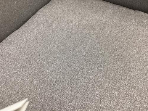 erba (エルバ) コーナーソファー グレー×ブラック 3点セット ファブリック